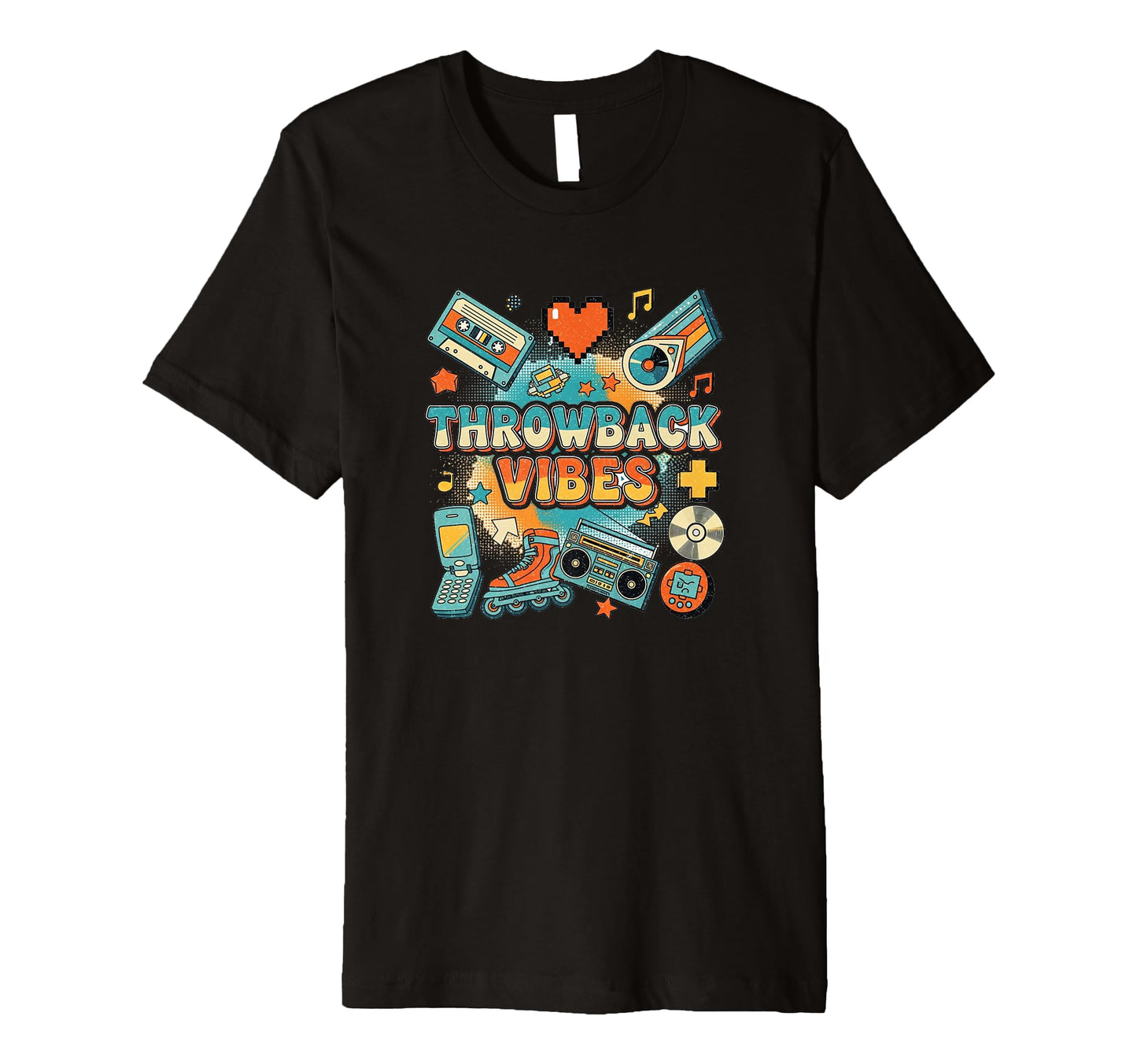 Throwback Vibes 90S Y2K Aesthetic T-Shirt - Unique Graphic for Adults - T-Shirt, Sweatshirt, Hoodie