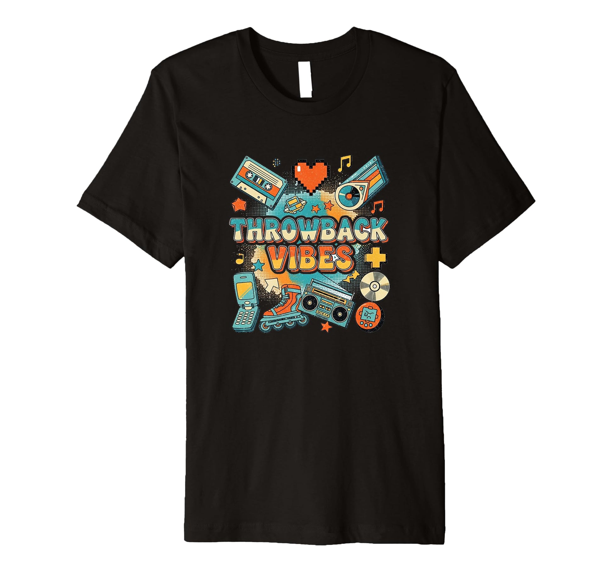 Throwback Vibes 90S Y2K Aesthetic T-Shirt - Unique Graphic for Adults - T-Shirt, Sweatshirt, Hoodie