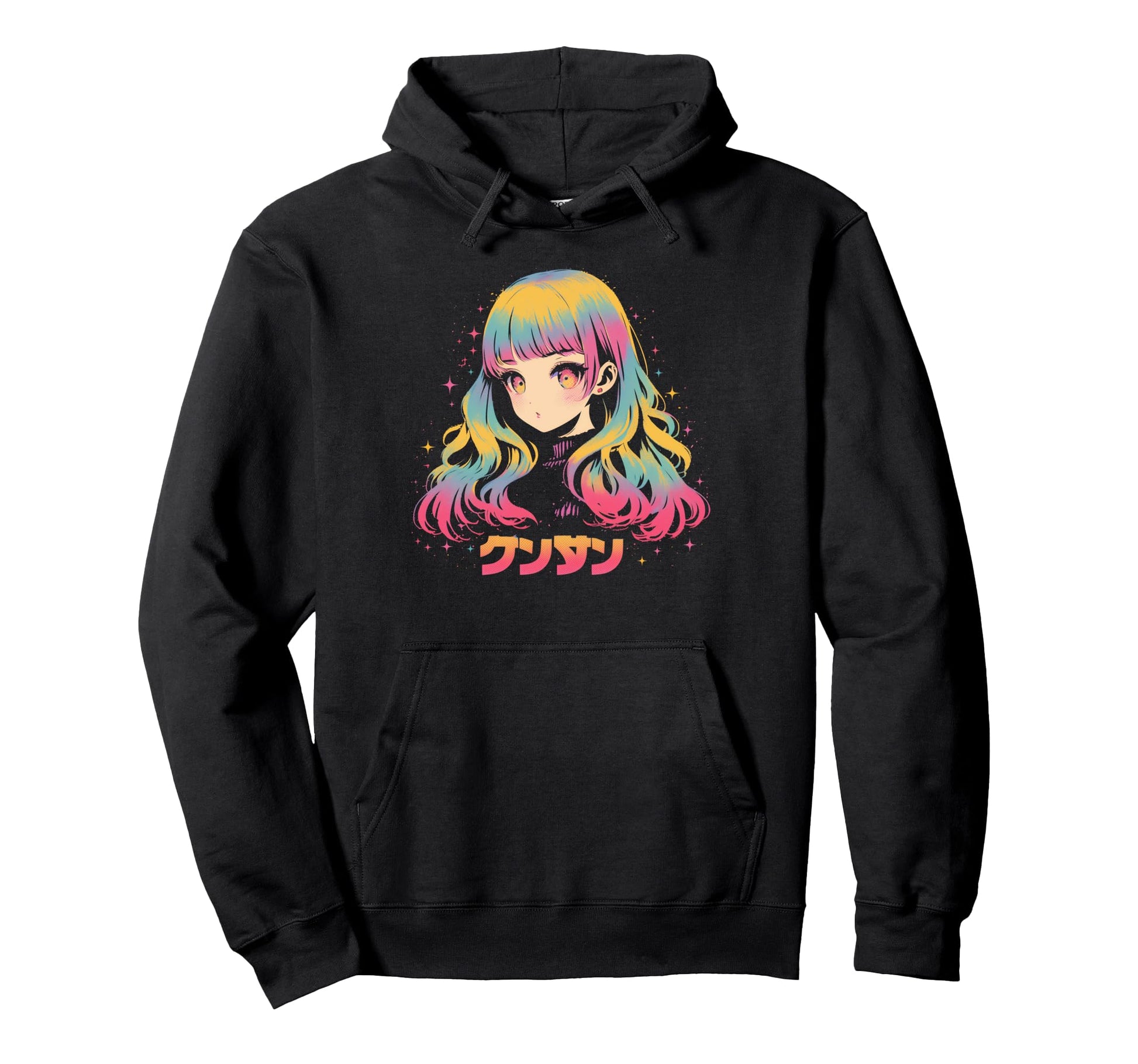 Goth Grunge Demon Anime Waifu Horror Alt Hoodie - Minimalist Print Unisex - T-Shirt, Sweatshirt, Hoodie
