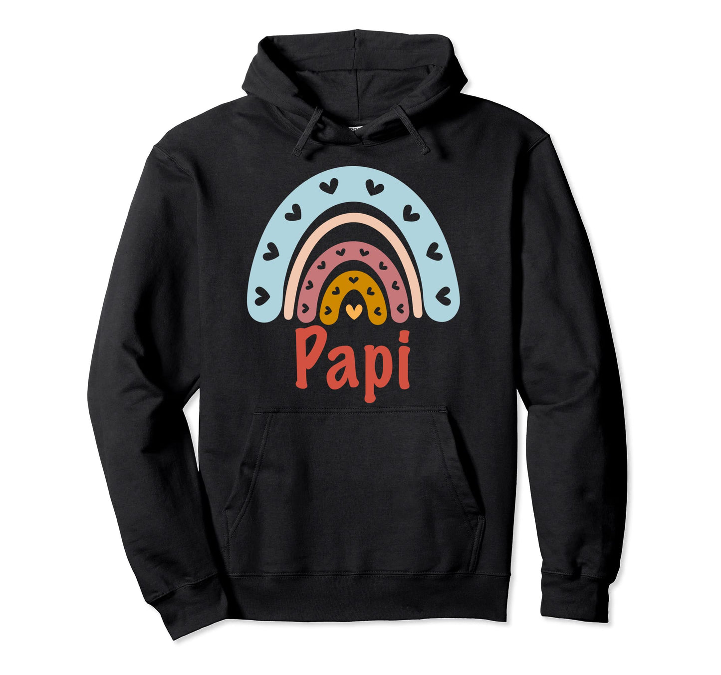 Papi Birthday Rainbow Boho Papi Hoodie - Novelty Apparel Men Women - T-Shirt, Sweatshirt, Hoodie