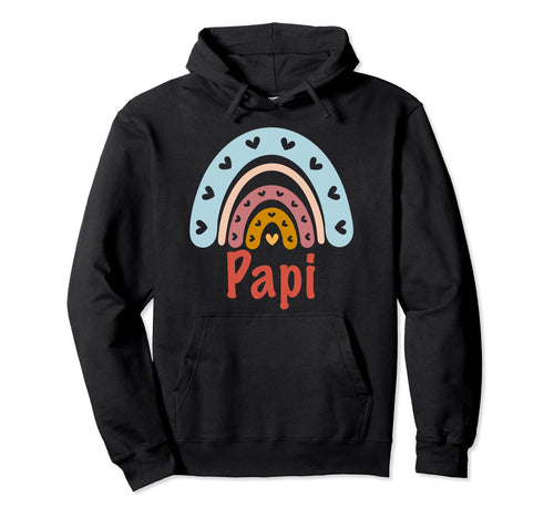 Papi Birthday Rainbow Boho Papi Hoodie - Novelty Apparel Men Women - T-Shirt, Sweatshirt, Hoodie