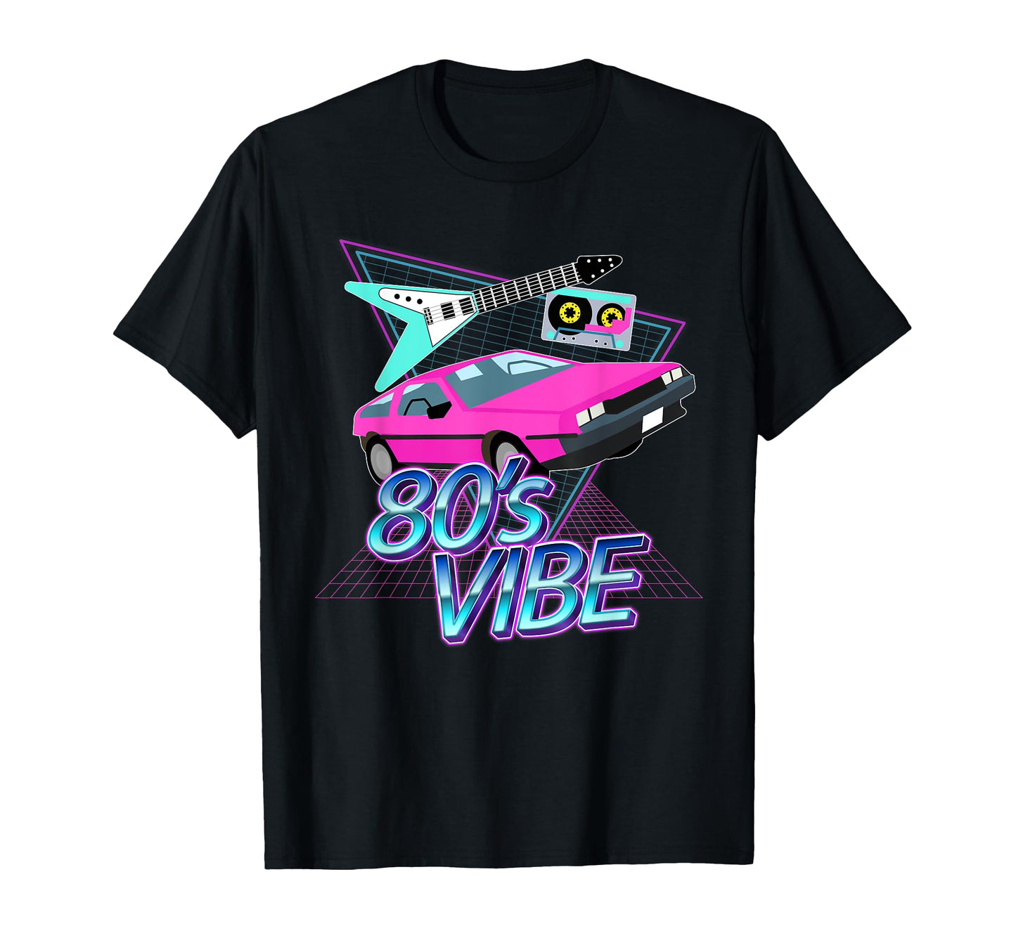 80S Vibe 80S Aesthetic Vaporwave Synthwave T-Shirt - Unique Graphic Unisex - T-Shirt, Sweatshirt, Hoodie