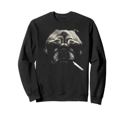 Smoking Dog Cigarette Meme 90S Grunge Sweatshirt - Novelty Apparel Unisex - T-Shirt, Sweatshirt, Hoodie