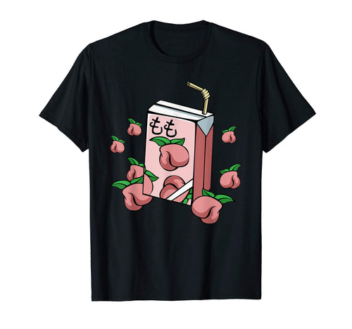 90S Japanese Aesthetic Peach Vaporwave T-Shirt - Trendy Graphic Unisex - T-Shirt, Sweatshirt, Hoodie