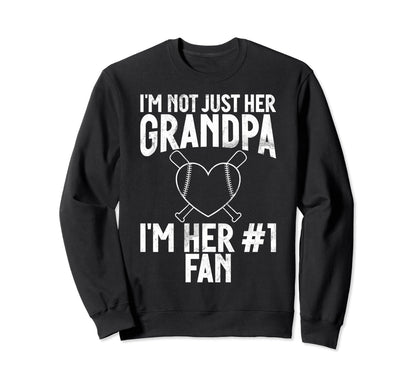 Im Not Just Her Grandpa Im Her Fan Sweatshirt - Trendy Graphic Men Women - T-Shirt, Sweatshirt, Hoodie
