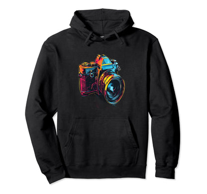 Photography Camera Photographer Hoodie - Minimalist Print Men Women - T-Shirt, Sweatshirt, Hoodie