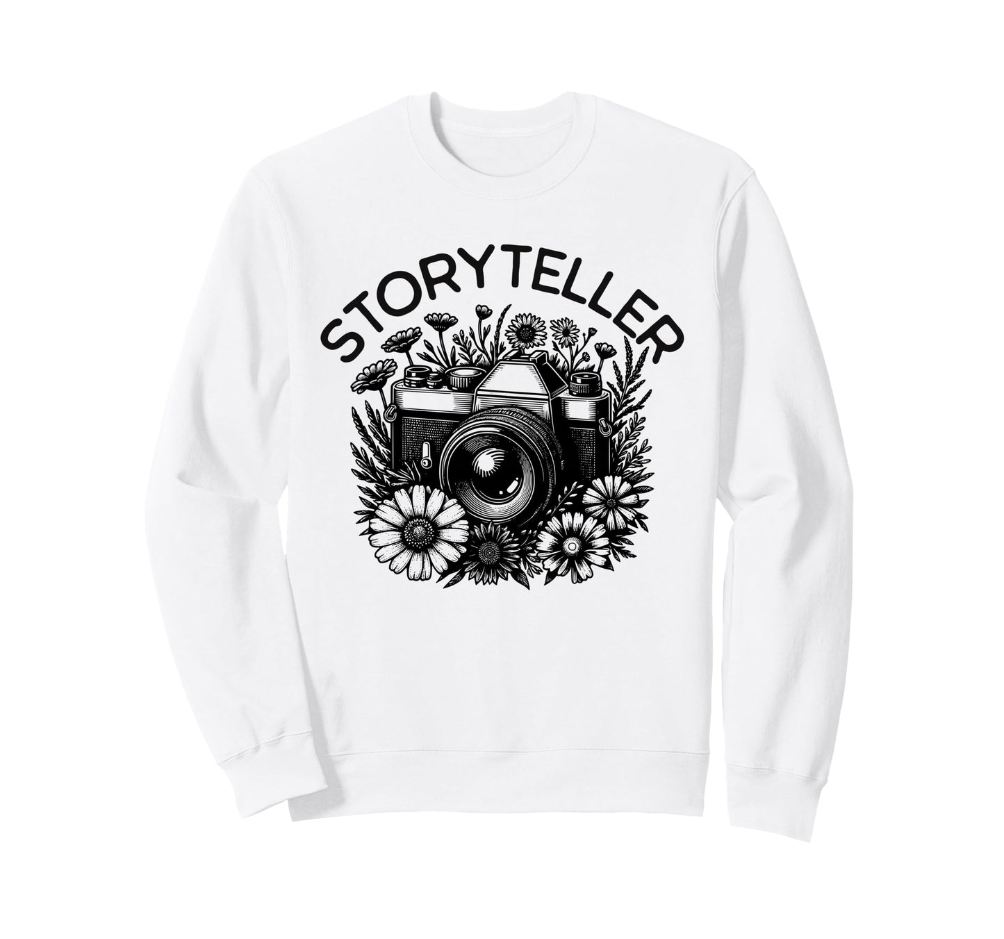 Travel Photography Camera Sweatshirt - Fun Novelty Design Men Women - T-Shirt, Sweatshirt, Hoodie