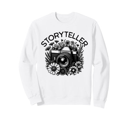 Travel Photography Camera Sweatshirt - Fun Novelty Design Men Women - T-Shirt, Sweatshirt, Hoodie
