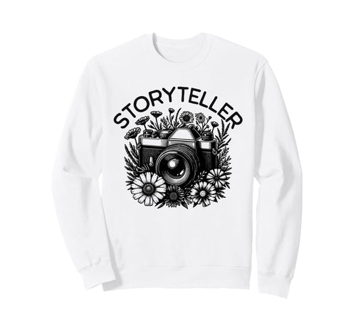Travel Photography Camera Sweatshirt - Fun Novelty Design Men Women - T-Shirt, Sweatshirt, Hoodie