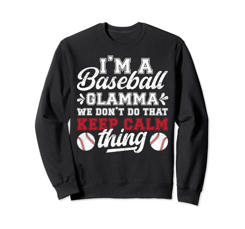Im Baseball Glamma Grandma Glamma Sweatshirt - Custom Art Print for Adults - T-Shirt, Sweatshirt, Hoodie
