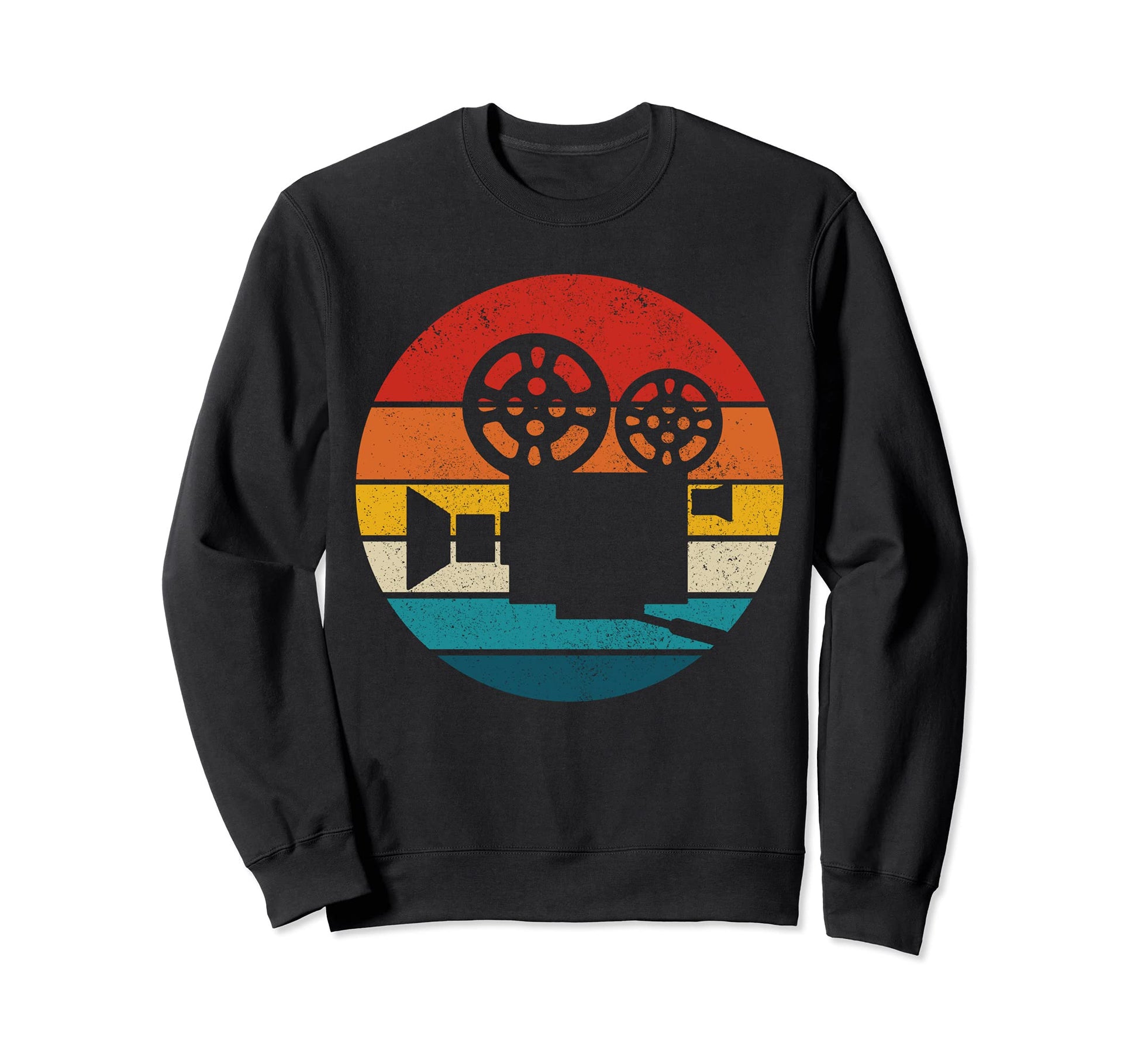 Camera Movie Director Chair Film Sweatshirt - Trendy Graphic for Adults - T-Shirt, Sweatshirt, Hoodie