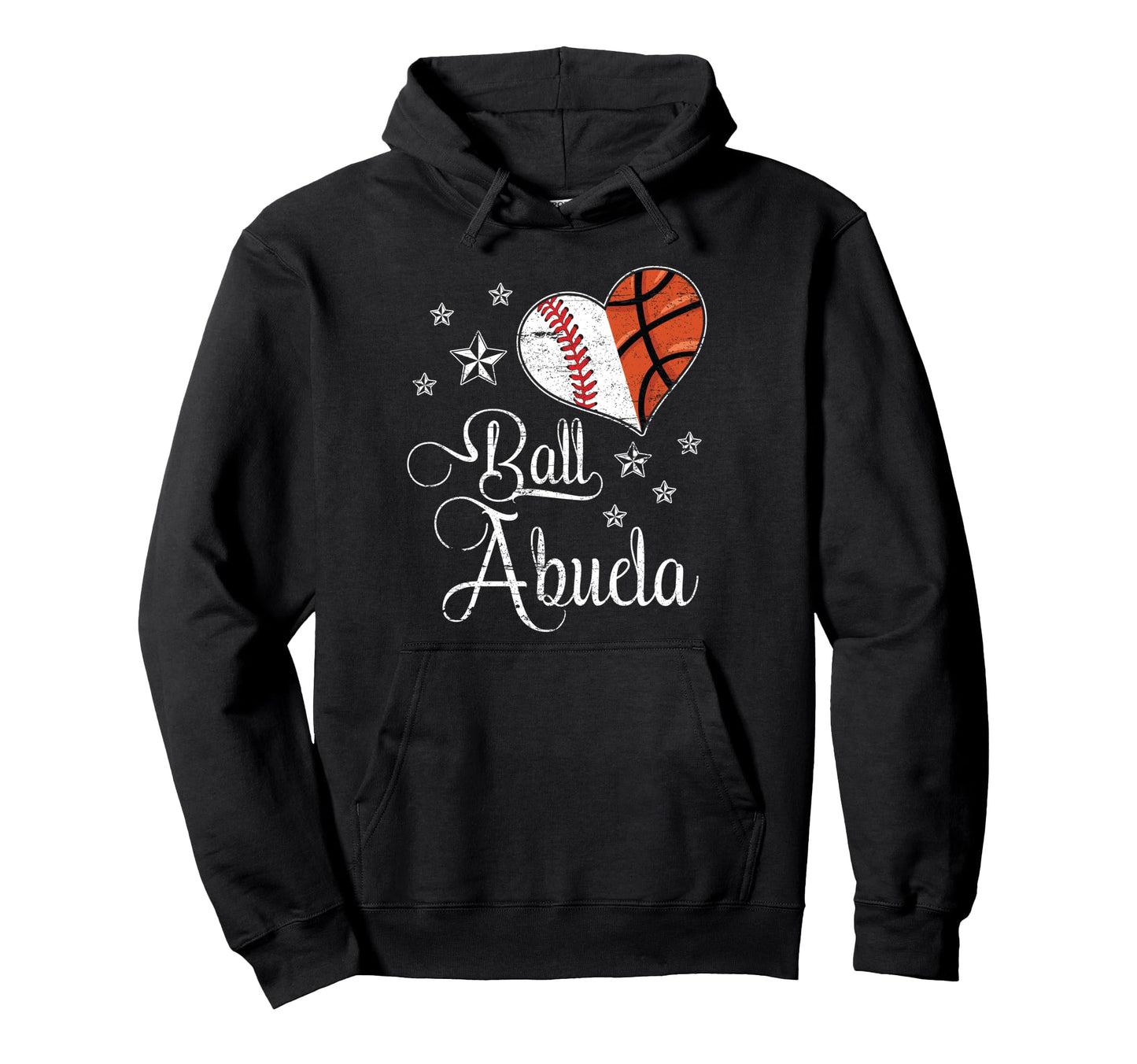 Proud Baseball Basketball Abuela Hoodie - Casual Everyday Wear for Adults - T-Shirt, Sweatshirt, Hoodie