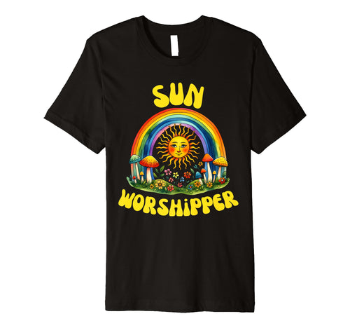 Sun Worshipper Beach Summer Vacation T-Shirt - Aesthetic Graphic Men Women - T-Shirt, Sweatshirt, Hoodie