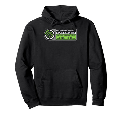 Achievement Unlocked Funny Gamer Hoodie - Fun Novelty Design for Adults - T-Shirt, Sweatshirt, Hoodie