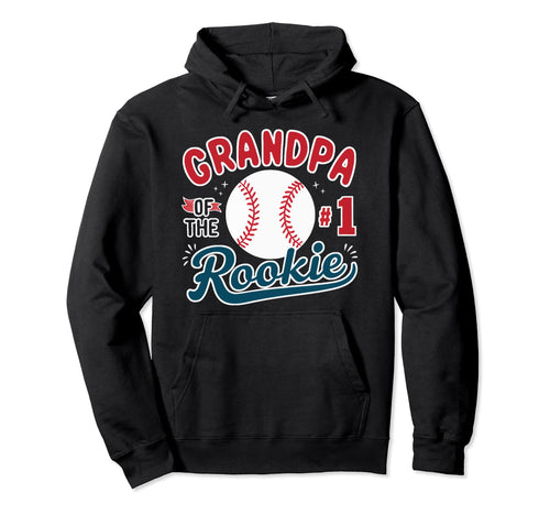 Baseball Grandpa Grandfather Gramps Hoodie - Casual Everyday Wear Unisex - T-Shirt, Sweatshirt, Hoodie