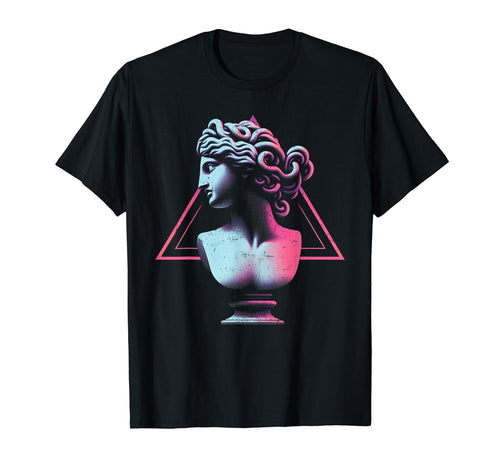 Medusa Statue Vaporwave Aesthetic T-Shirt - Streetwear Style for Adults - T-Shirt, Sweatshirt, Hoodie