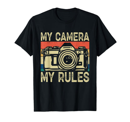 Photo Camera Photographer Flash People T-Shirt - Trendy Graphic Men Women - T-Shirt, Sweatshirt, Hoodie
