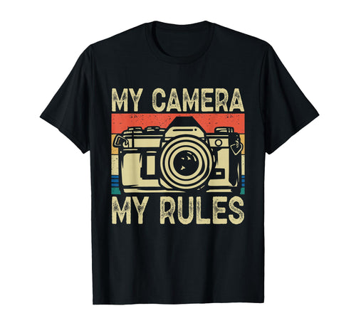 Photo Camera Photographer Flash People T-Shirt - Trendy Graphic Men Women - T-Shirt, Sweatshirt, Hoodie