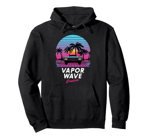 Sunset Vaporwave Cruisin Aesthetic Hoodie - Minimalist Print for Adults - T-Shirt, Sweatshirt, Hoodie