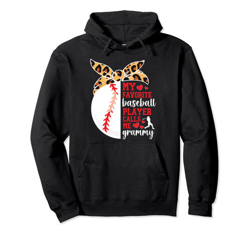 My Favorite Baseball Player Grammy Hoodie - Streetwear Style Men Women - T-Shirt, Sweatshirt, Hoodie