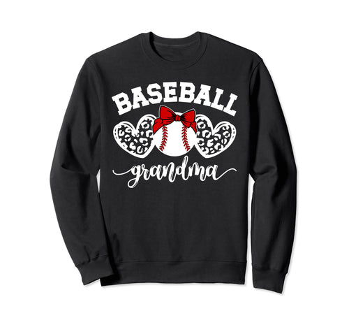 Baseball Grandma Baseball Player Sweatshirt - Trendy Graphic Unisex - T-Shirt, Sweatshirt, Hoodie
