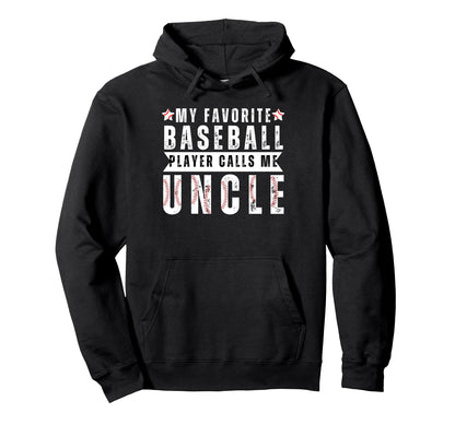 My Favorite Baseball Player Calls Me Hoodie - Aesthetic Graphic for Adults - T-Shirt, Sweatshirt, Hoodie