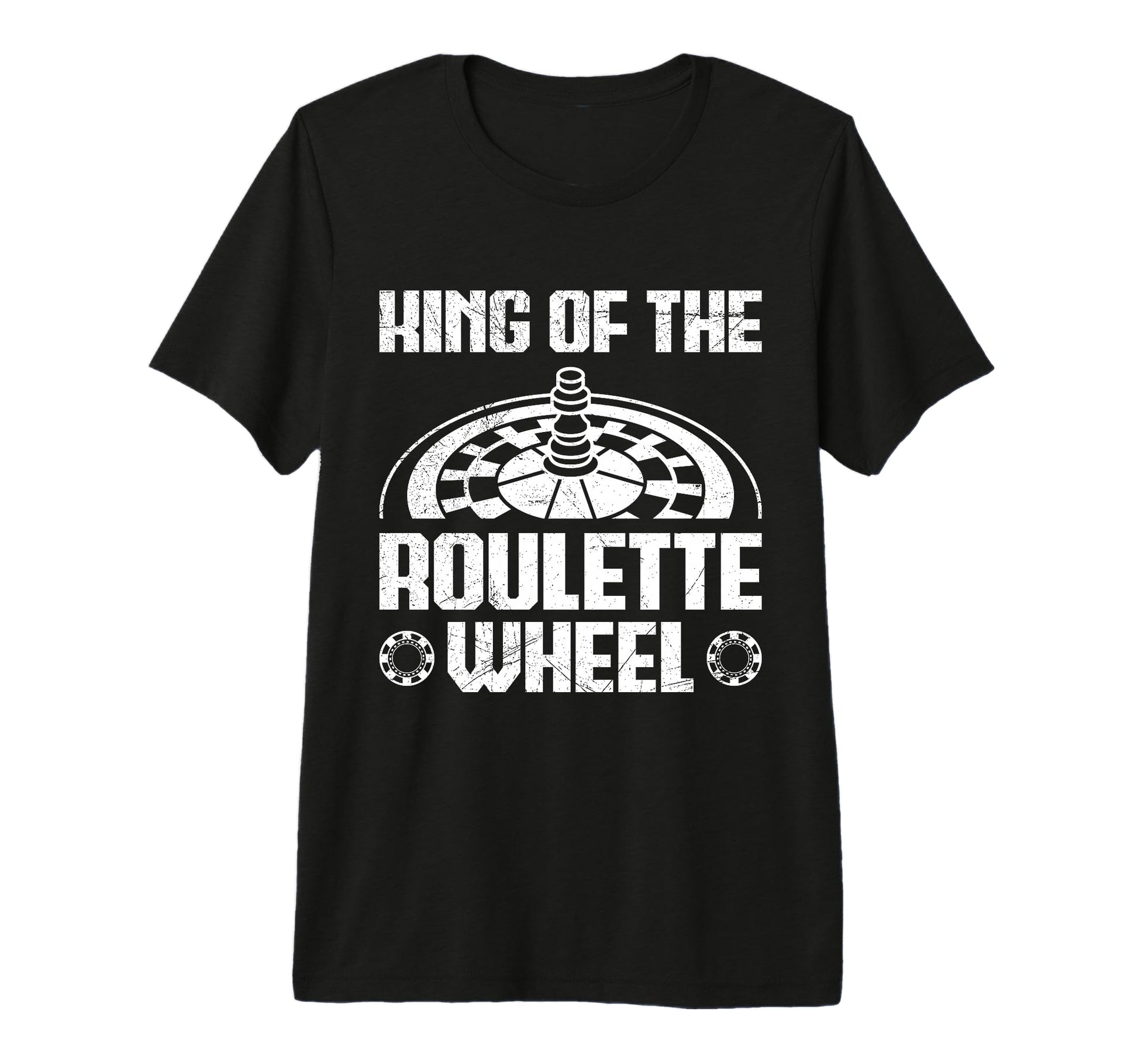 Roulette Wheel King Funny Roulette T-Shirt - Minimalist Print Unisex - T-Shirt, Sweatshirt, Hoodie