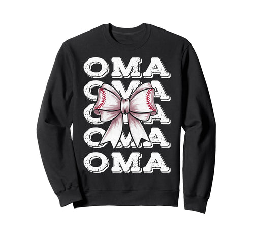 Coquette Baseball Oma Matching Family Sweatshirt - Novelty Apparel Unisex - T-Shirt, Sweatshirt, Hoodie