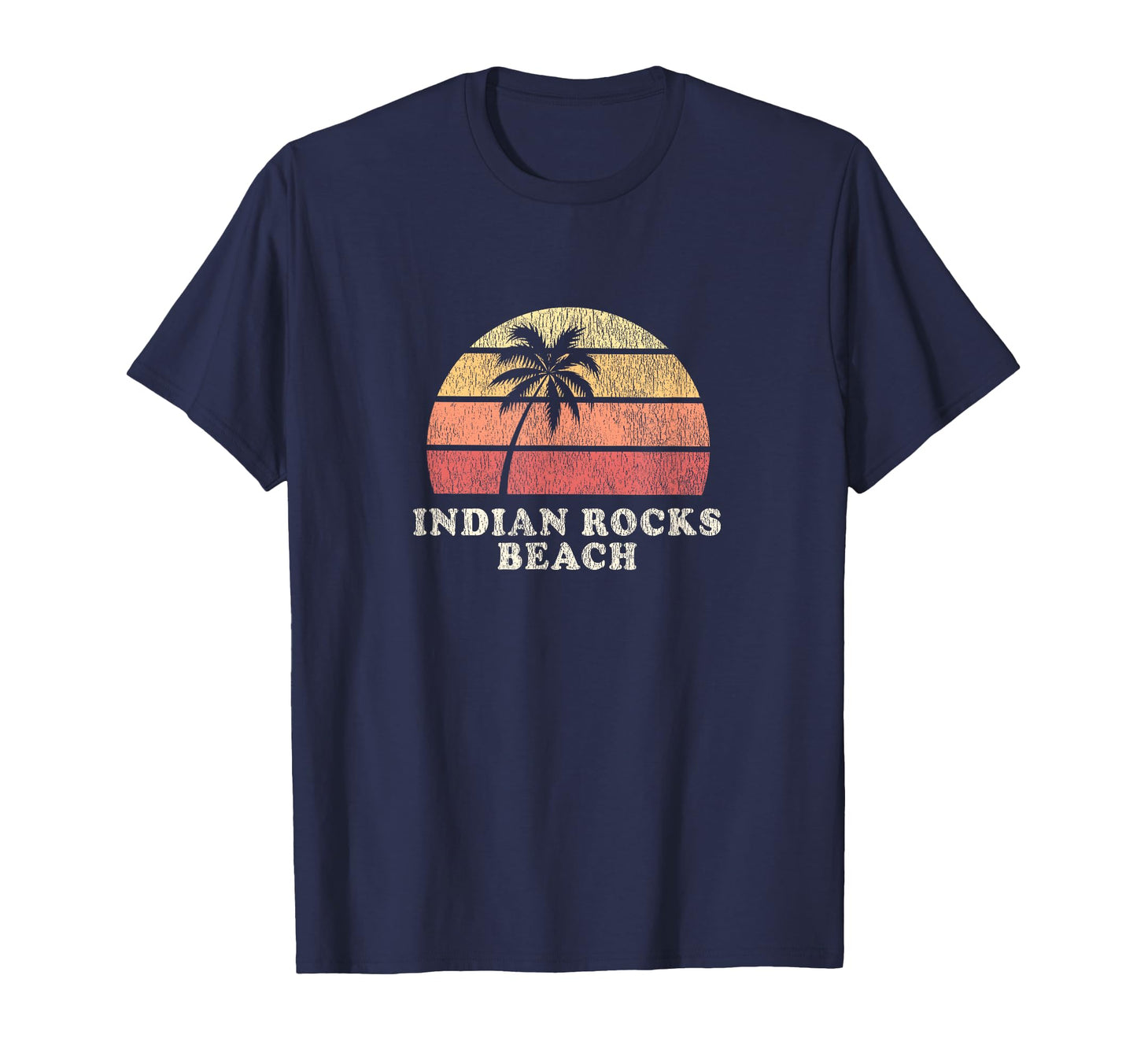 Indian Rocks Beach Fl 70S Throwback T-Shirt - Minimalist Print Men Women - T-Shirt, Sweatshirt, Hoodie