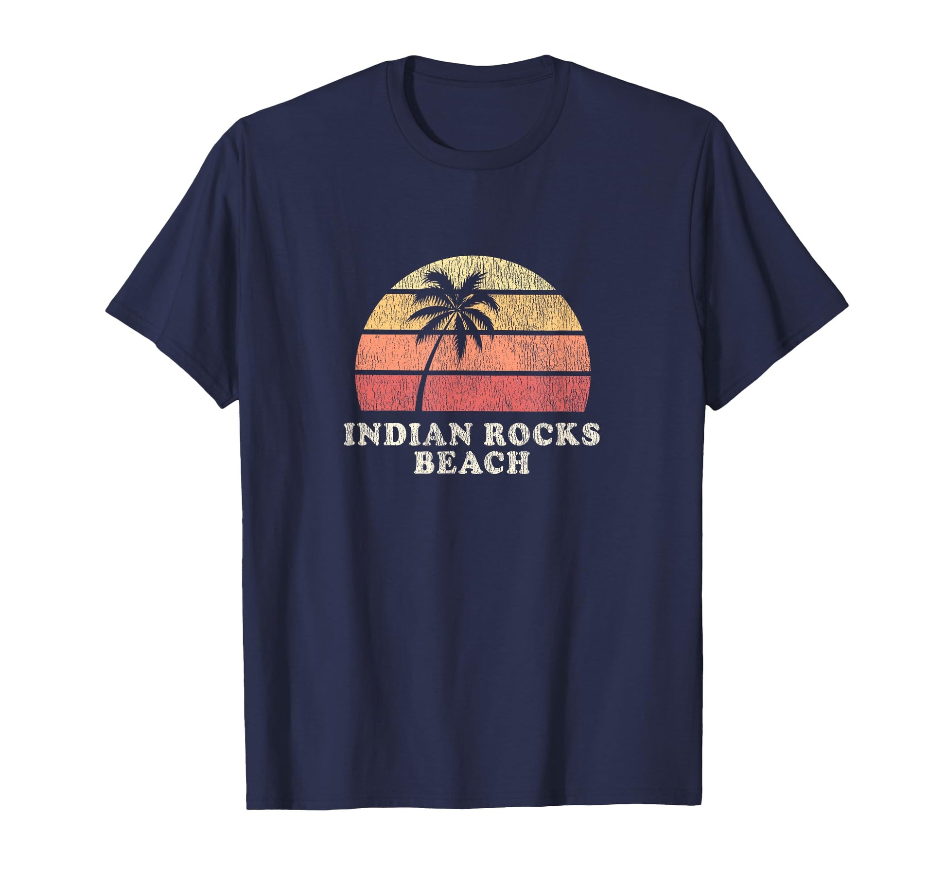 Indian Rocks Beach Fl 70S Throwback T-Shirt - Minimalist Print Men Women - T-Shirt, Sweatshirt, Hoodie