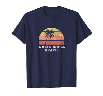 Indian Rocks Beach Fl 70S Throwback T-Shirt - Minimalist Print Men Women - T-Shirt, Sweatshirt, Hoodie