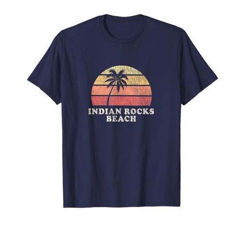 Indian Rocks Beach Fl 70S Throwback T-Shirt - Minimalist Print Men Women - T-Shirt, Sweatshirt, Hoodie
