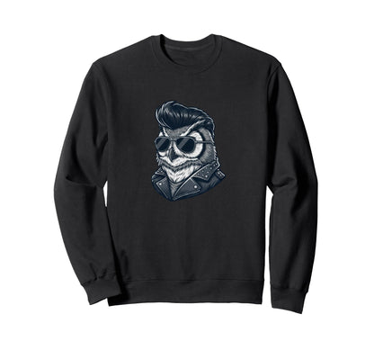 Owl Rock Roll 60S Sweatshirt - Streetwear Style Men Women - T-Shirt, Sweatshirt, Hoodie