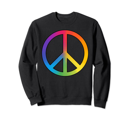 Peace And Love Sweatshirt - Streetwear Style Unisex - T-Shirt, Sweatshirt, Hoodie