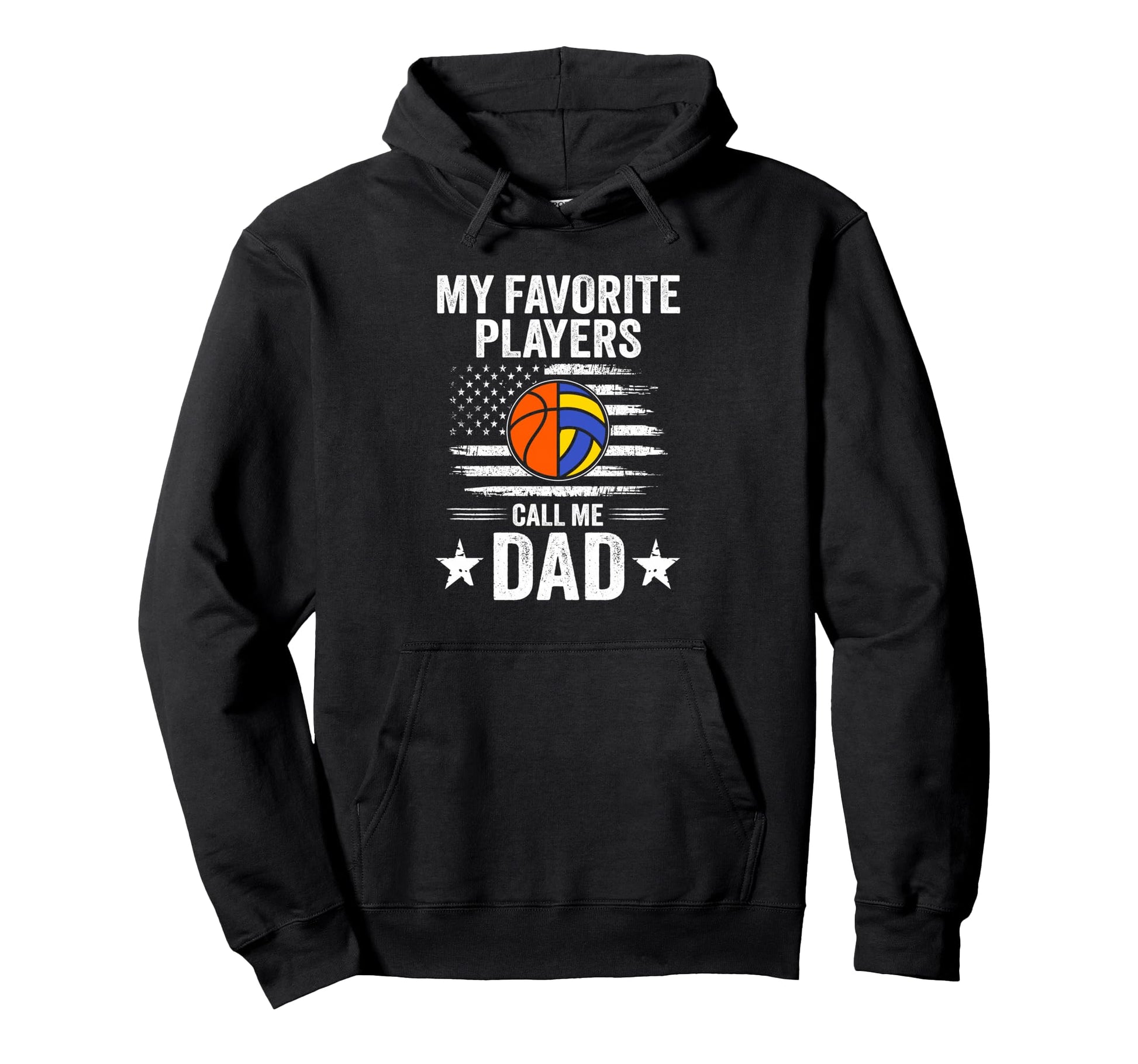 My Favorite Players Call Me Dad Hoodie - Trendy Graphic for Adults - T-Shirt, Sweatshirt, Hoodie