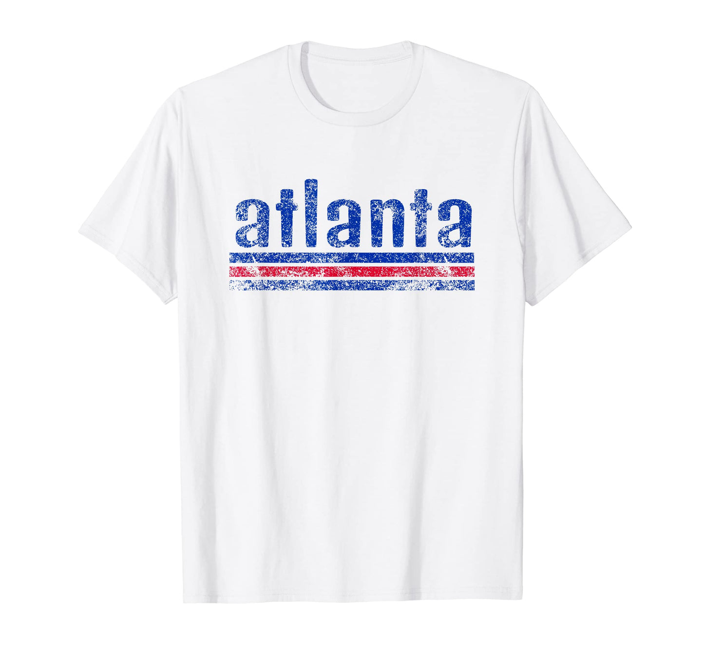 Atlanta Georgia Weathered Throwback T-Shirt - Streetwear Style Unisex - T-Shirt, Sweatshirt, Hoodie