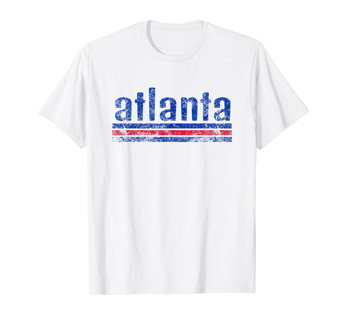 Atlanta Georgia Weathered Throwback T-Shirt - Streetwear Style Unisex - T-Shirt, Sweatshirt, Hoodie