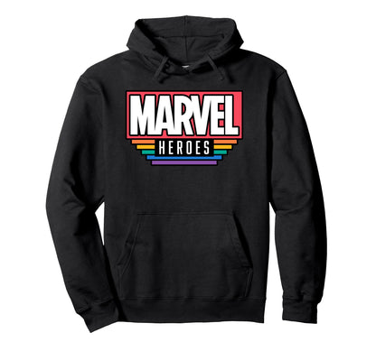 Marvel Pride Flag Rainbow Marvel Heroes Hoodie - Aesthetic Graphic Unisex - T-Shirt, Sweatshirt, Hoodie