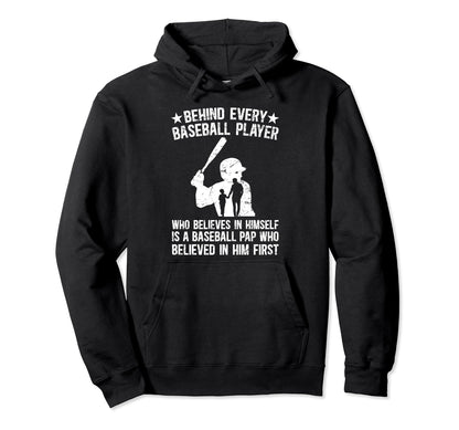 Baseball Pap Who Believed Pap Baseball Hoodie - Graphic Print Men Women - T-Shirt, Sweatshirt, Hoodie