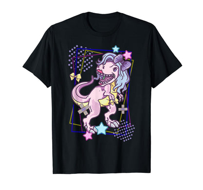 Kawaii Pastel Goth Trex Vaporwave T-Shirt - Fun Novelty Design Unisex - T-Shirt, Sweatshirt, Hoodie