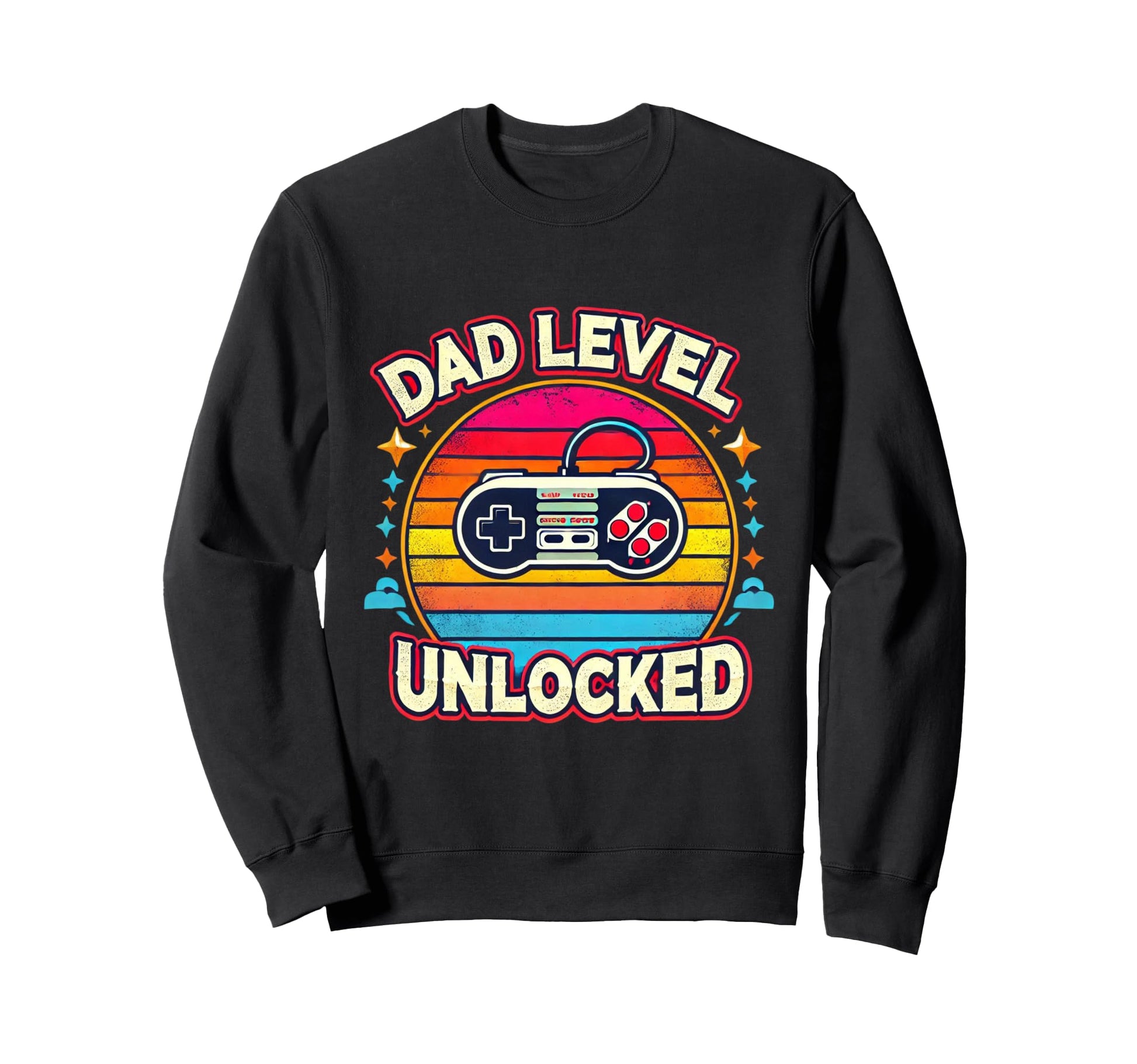 Dad Level Unlocked Funny New Dad Sweatshirt - Aesthetic Graphic Unisex - T-Shirt, Sweatshirt, Hoodie