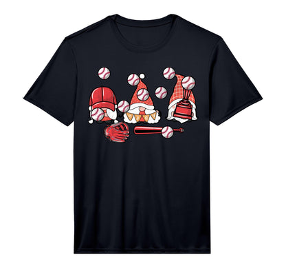 Gnome Baseball Sports Player Fan T-Shirt - Aesthetic Graphic Men Women - T-Shirt, Sweatshirt, Hoodie