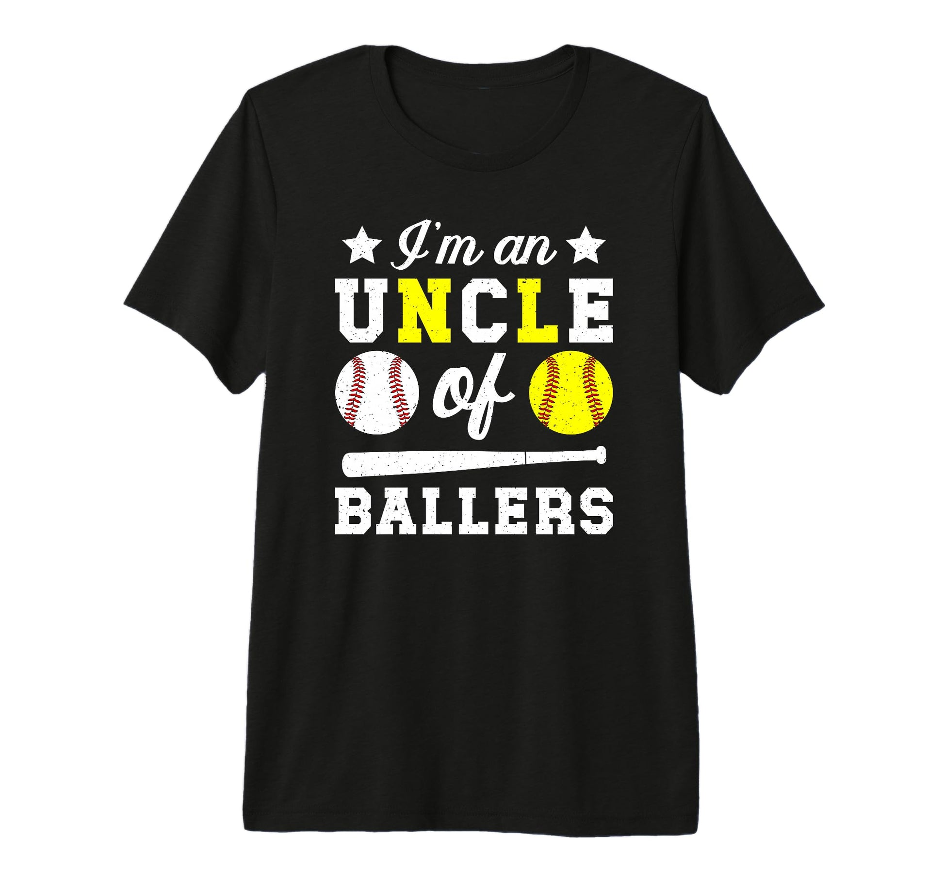 Mens Im Uncle Ballers Baseball Softball T-Shirt - Streetwear Style Unisex - T-Shirt, Sweatshirt, Hoodie