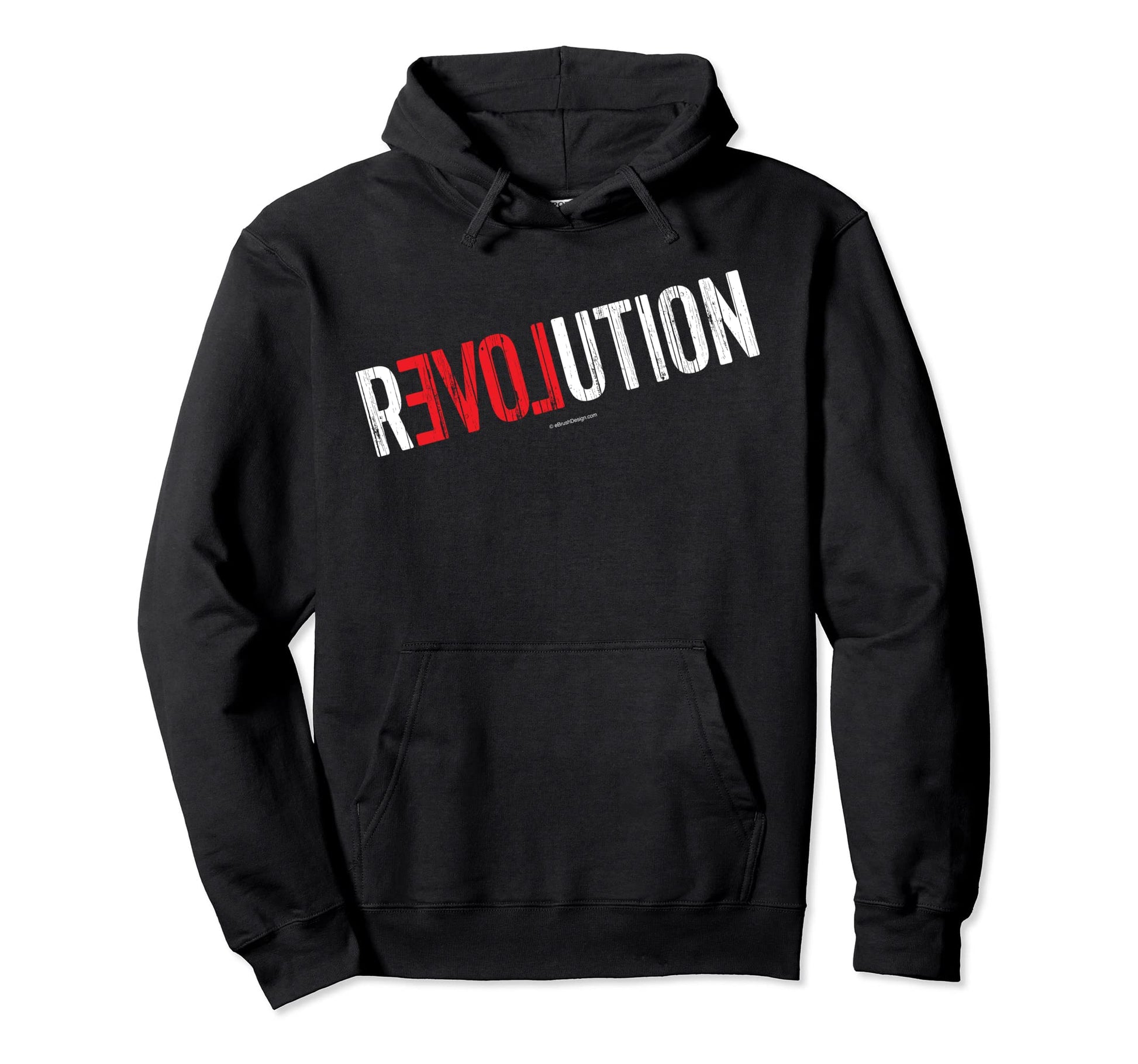 Revolution Peace And Love Hoodie - Casual Everyday Wear for Adults - T-Shirt, Sweatshirt, Hoodie