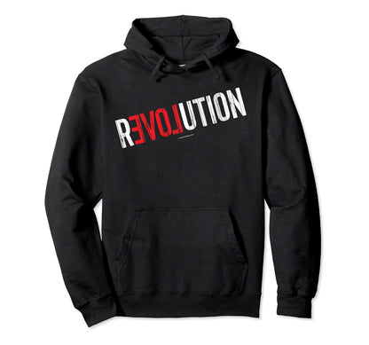 Revolution Peace And Love Hoodie - Casual Everyday Wear for Adults - T-Shirt, Sweatshirt, Hoodie