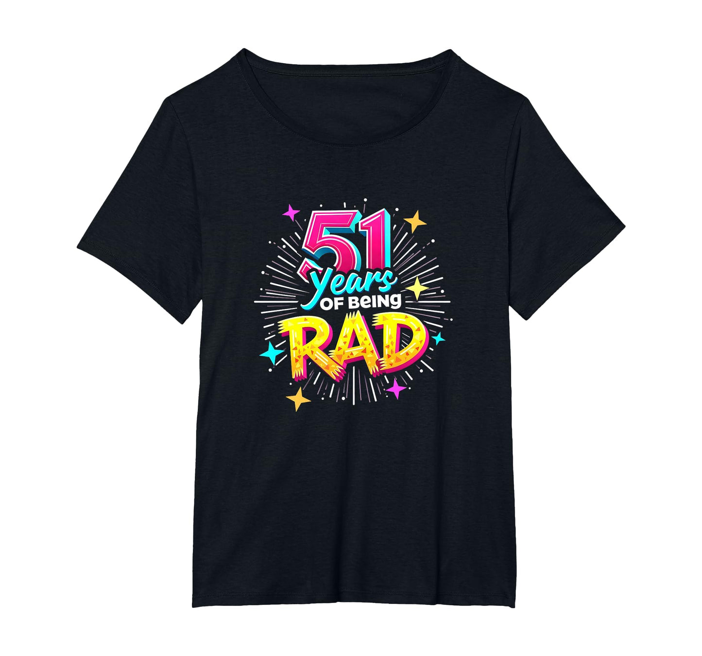 51 Years Rad Birthday Gift T-Shirt - Streetwear Style for Adults - T-Shirt, Sweatshirt, Hoodie