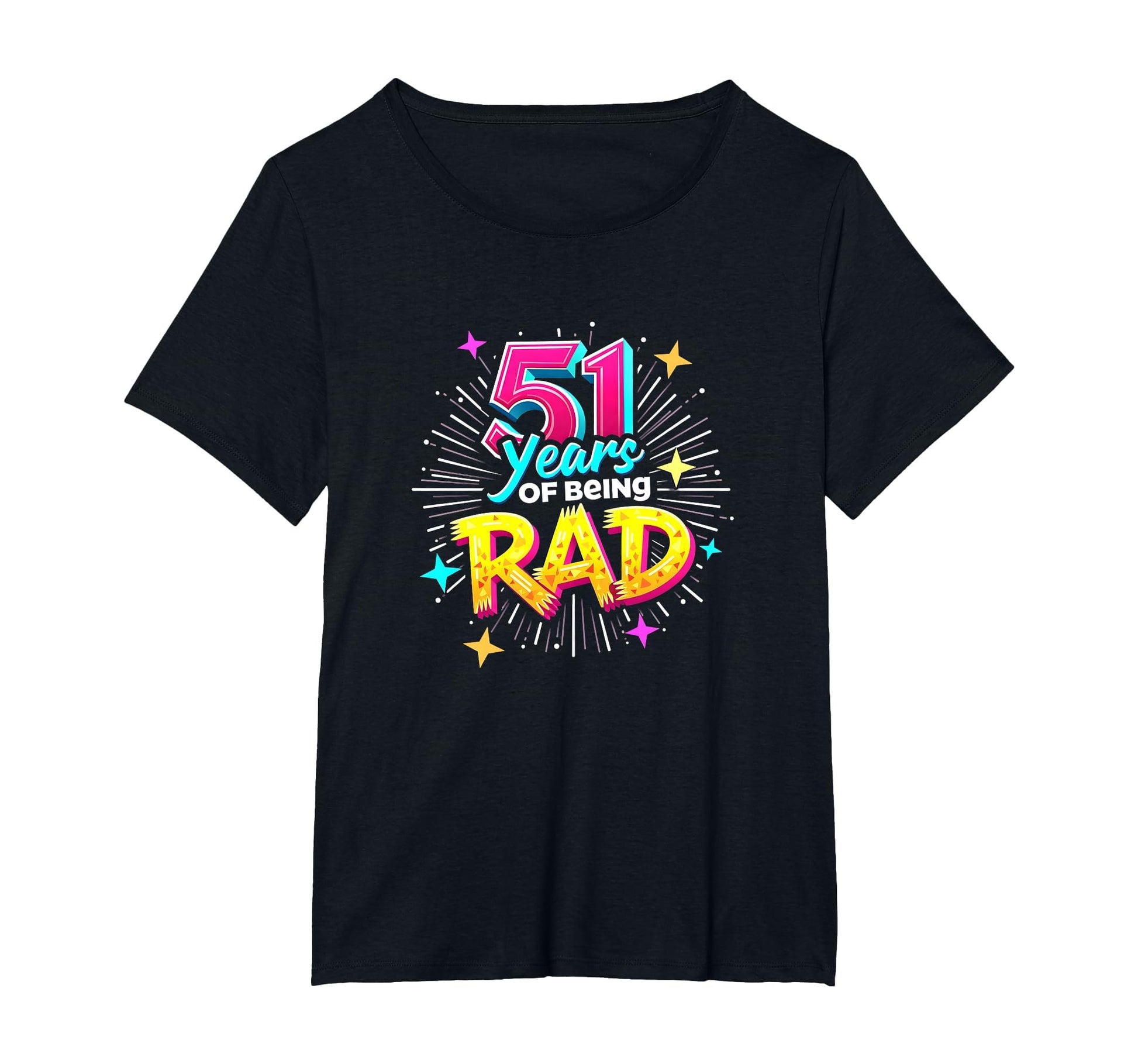 51 Years Rad Birthday Gift T-Shirt - Streetwear Style for Adults - T-Shirt, Sweatshirt, Hoodie