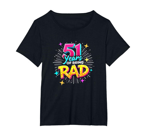 51 Years Rad Birthday Gift T-Shirt - Streetwear Style for Adults - T-Shirt, Sweatshirt, Hoodie