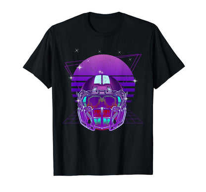 Synthwave Vaporwave Sunset Skull T-Shirt - Custom Art Print for Adults - T-Shirt, Sweatshirt, Hoodie