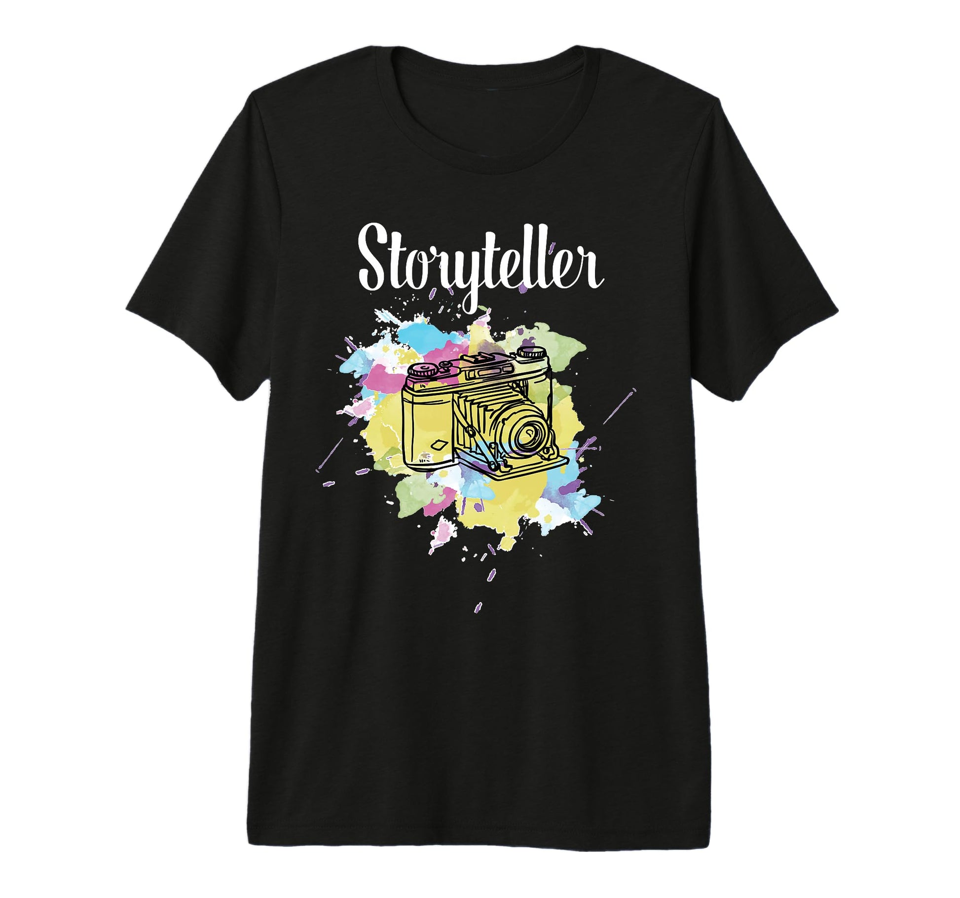 Storyteller Photographer Photography T-Shirt - Unique Graphic Men Women - T-Shirt, Sweatshirt, Hoodie